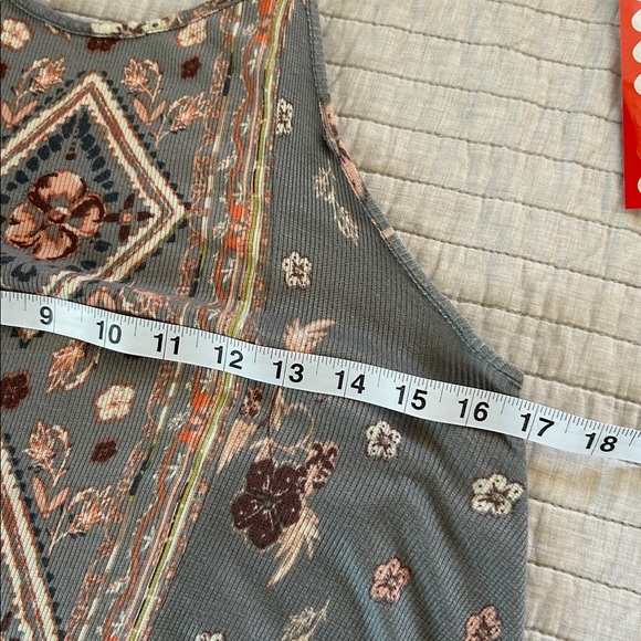 O'Neill Sonoma boho western jersey knit ribbed ruffle hem Halter Dress M L XL - Picture 10 of 13